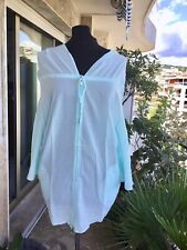 Tres Belle Veste Legere Coton Turquoise Eres 40 Tbe