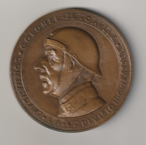 Médaille colonel gaulle - ,colonel, de