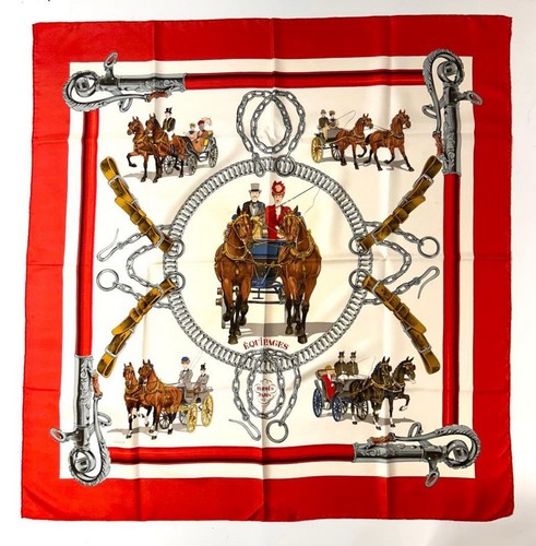 Hermes silk scarf carré - silk, scarf,