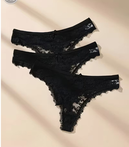 Lot strings noirs - de, 3