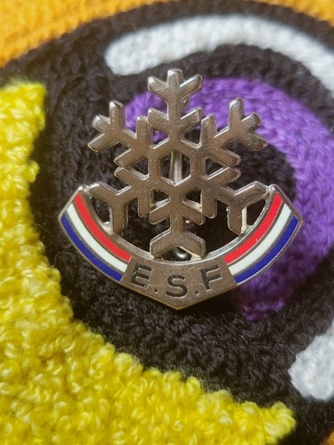 Insigne broche badge flocon - badge,