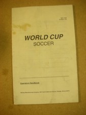notice  flipper "operator's  handbook":  WORLD CUP SOCCER 94