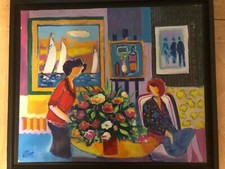 Huile sur toile Jean claude