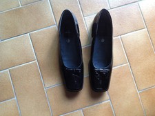 Ballerines compensées cuir