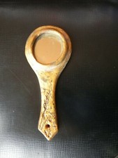 Miroir face à main dans le goût de Line Vautrin 