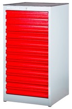 Armoire d'atelier à tiroirs haute 12 tiroirs - Hauteur 1.110 mm DELK11012