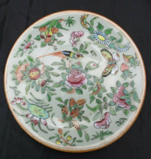 Paire assiettes porcelaine