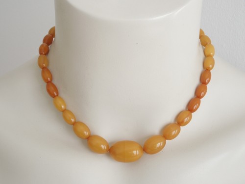 Collier bakélite vintage - collier,