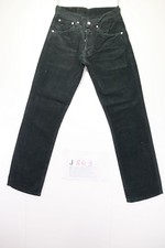 Levis 551 Boyfriend (Cod.J843) Tg.42 W28 L32 Jeans Used Ourlet Cire en Velours