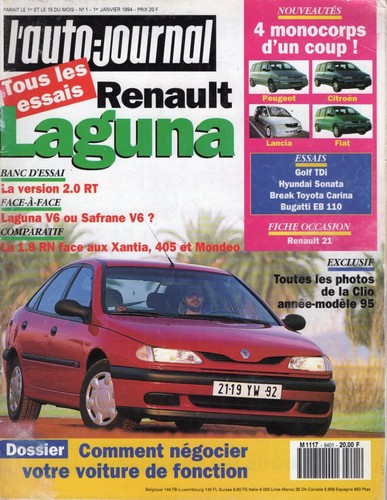 Auto journal 1994 renault - l'auto,