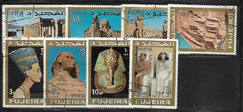 Fujeira 1966 yvert 45 - yvert, 38/45