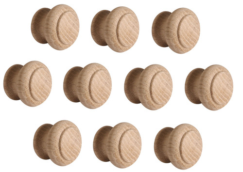 Bouton meuble bois 35 mm - bois,