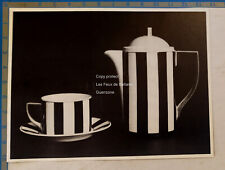 Service porcelaine Vienne HOFFMANN Josef  Art Nouveau photo document clipping