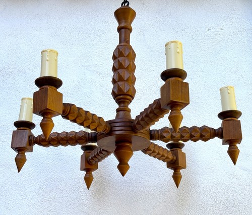 Lustre feux charles dudouyt - 6,