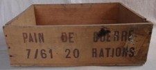 Caisse en bois 20 rations Pain