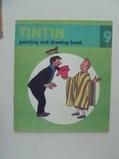 TINTIN  ALBUM A COLORIER /
