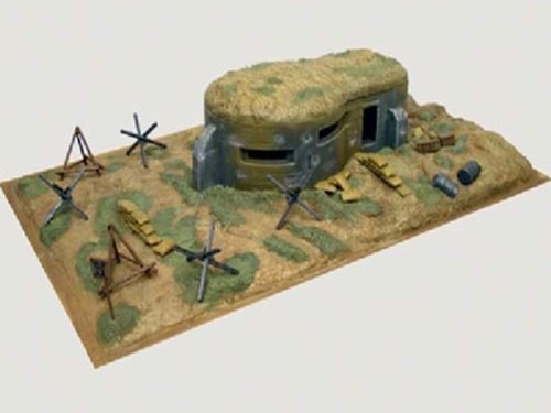 Italeri diorama bunker - diorama,