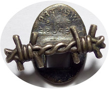 Insigne Ancienne Barbelés Camps Prisonnier WELTER PARIS