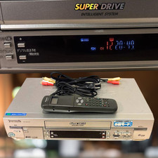 Testé Panasonic NV-SV100 VHS Lecteur Magnétoscope Enregistreur Hi-Fi G-Code T...