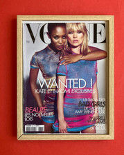 couverture decoration VOGUE février 2008 Paris 884 mode affiche Naomi Kate Moss