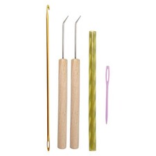 Ensemble de crochets ronds pour métier à tricoter, 5 pièces, dispositif de