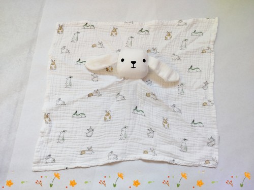 Doudou lange lapin blanc - ⭐⭐doudou,