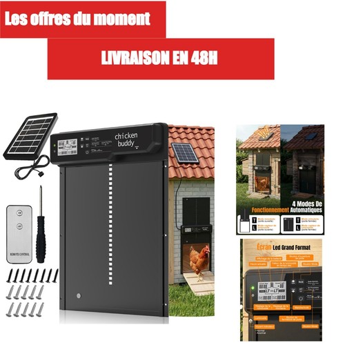 Porte automatique poulailler - porte,