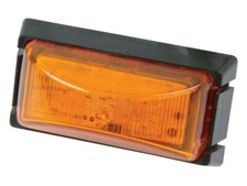 FEU DE GABARIT LED ETANCHE  12/24V -  74x38x30mm - Orange - Destockage