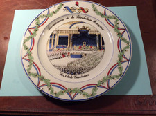 ASSIETTE SOUVENIR BICENTENAIRE RÉVOLUTION FRANÇAISE ÉTATS GÉNÉRAUX PORCELAINE