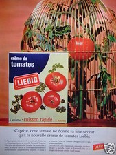 PUBLICITÉ 1965 LIEBIG CRÈME DE TOMATE CUISSON RAPIDE - ADVERTISING