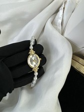 Gold old money Red Pearl watch