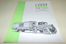 prospectus brochure tracteur  lèger LATIL  type TL6