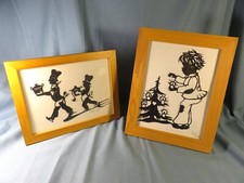 2 JOLIS TABLEAUX SILHOUETTE *