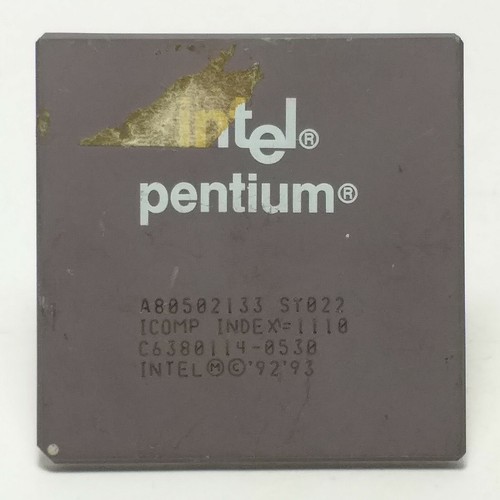 Vintage intel pentium - pentium, cpu
