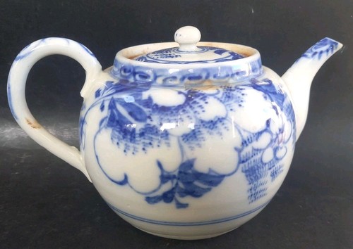 Ancienne theiere porcelaine - theiere,