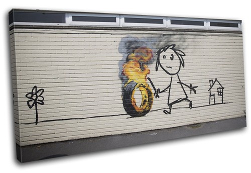 Banksy graffiti school street - banksy,