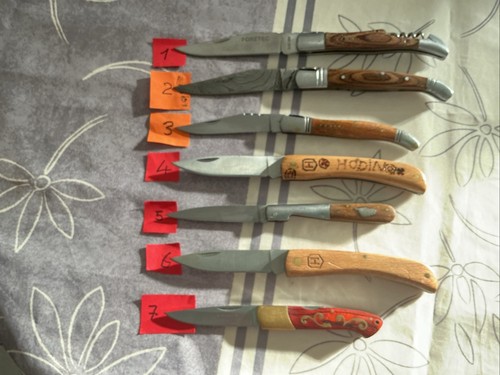 Lots couteaux pliants - lots,