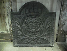 Plaque en fonte / Plaque de fond de cheminée
