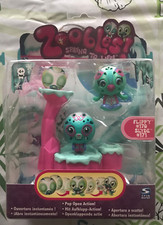 ZOOBLES! SPRING TO LIFE CHILLVILLE '' FLIPPY (170) et SLYDE (171) '' NEUF