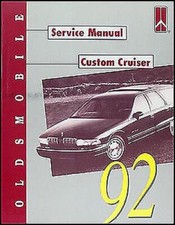 Manuel D'Atelier Oldsmobile Custom Cruiser 1992 Réparation Service Break