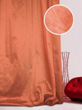 Rideau de soie Antique brique rouge irisée (col.7)