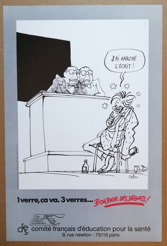 Cabu verre ça - ça, verres