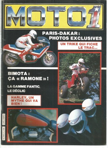 Moto dakar 1984 - 1, /