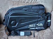 SACOCHE porte baguage VELO - WEST BIKING Nombreux rangements L 40 x 1 l4 xH20 cm