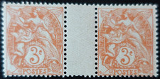 FRANCE timbre BLANC N°109a