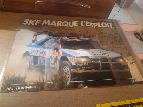 Poster affiche 405 rallye skf - affiche,