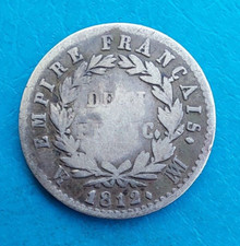 Napoléon Ier , demi franc argent 1812 MA Marseille RARE