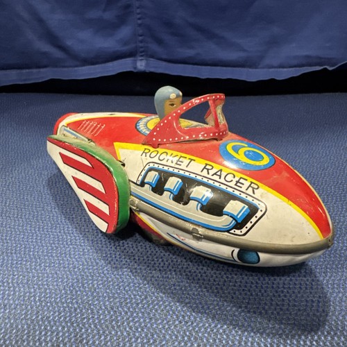 Vintage rocket racer friction - rocket,
