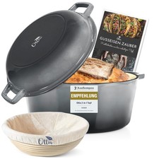 Marmite en fonte avec panier