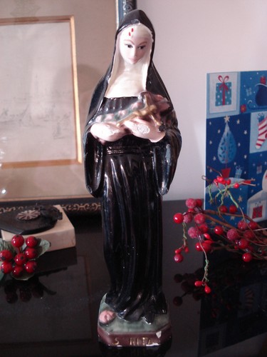 Statuette ancienne sainte - statuette, rita